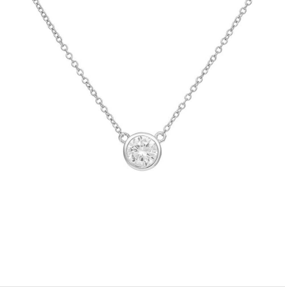 🆕️ Tate Bezel Crystal Pendant Necklace